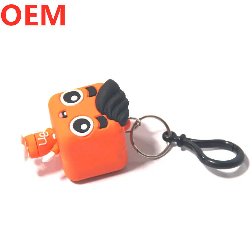 Cadeau à clef de cartoon en plastique 3D personnalisé