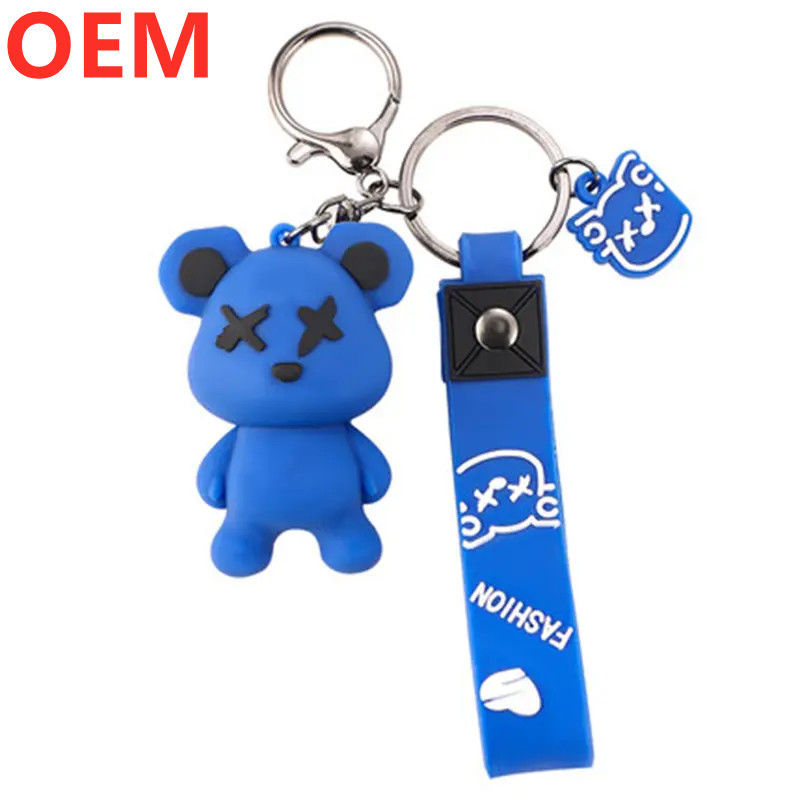 Cadeau à clef de cartoon en plastique 3D personnalisé