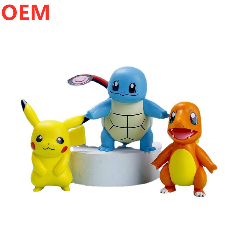 OEM personnalisé mini mignon jouets de figurines de dessins animés en PVC pour enfants personnalisé jouets de figurines en PVC