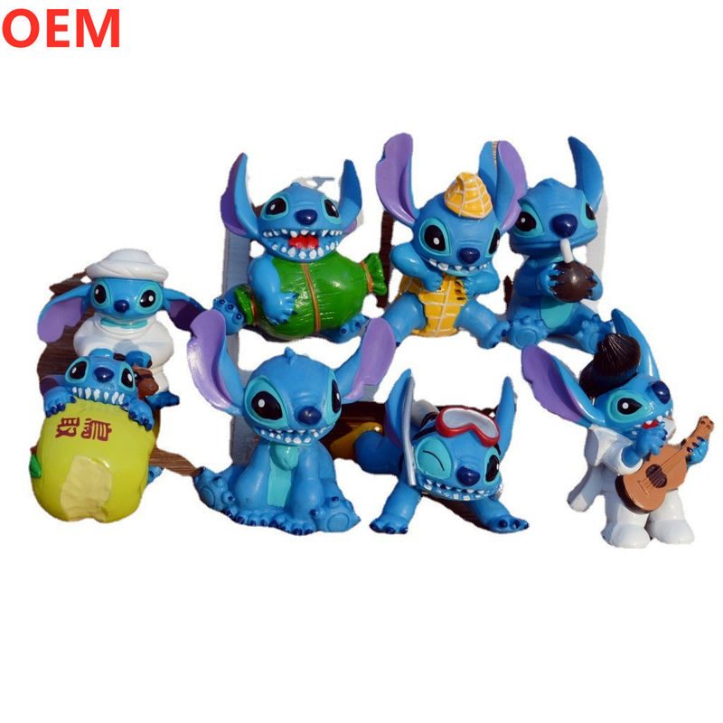 OEM usine personnalisée personnages de dessins animés en plastique 3d de haute qualité, jouets de figurines de dessins animés en PVC