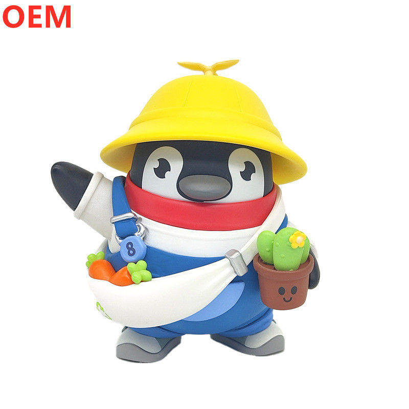 OEM usine personnalisée personnages de dessins animés en plastique 3d de haute qualité, jouets de figurines de dessins animés en PVC