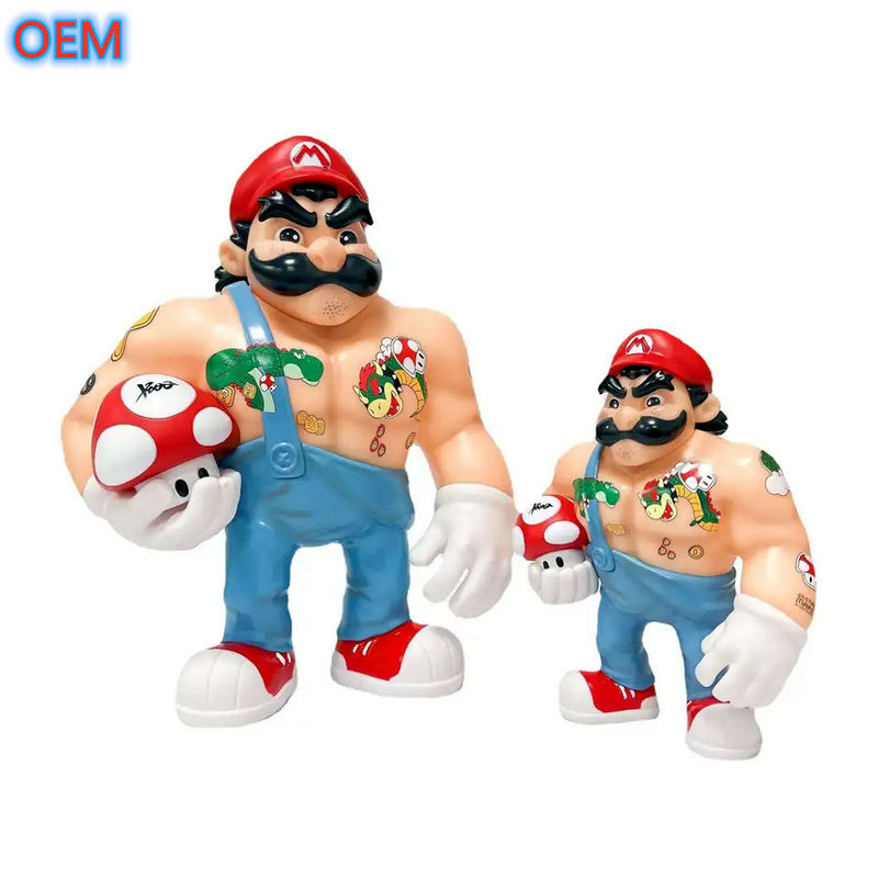 Personnalisé 3d plastique dessin animé figurines d'animaux de l'anime jouets OEM Design PVC figurines en plastique jouets