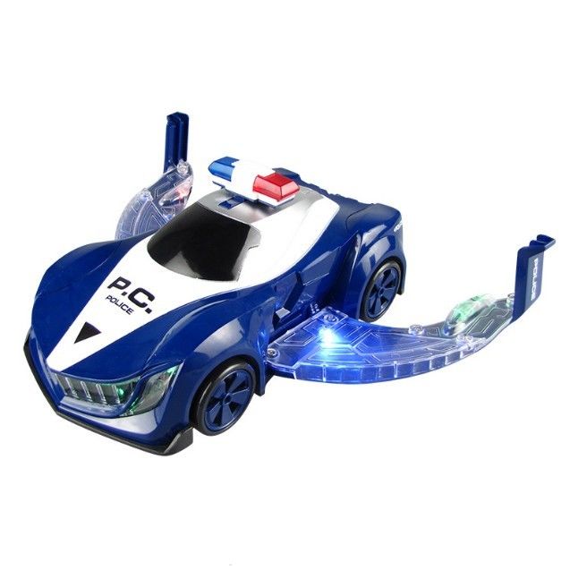 360 rotation voiture de police électrique véhicule LED musique enfants jouets éducatifs enfants cadeau cadeau d'anniversaire