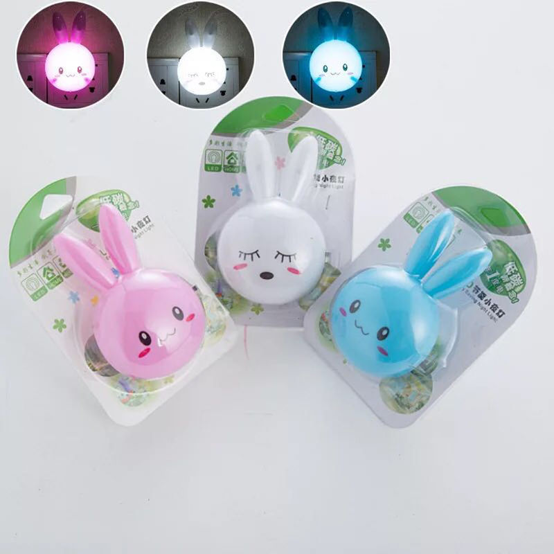 Fabricant de jouets personnalisé lampe de nuit de lapin LED Commutateur ON/OFF Lumière murale lampe de chevet