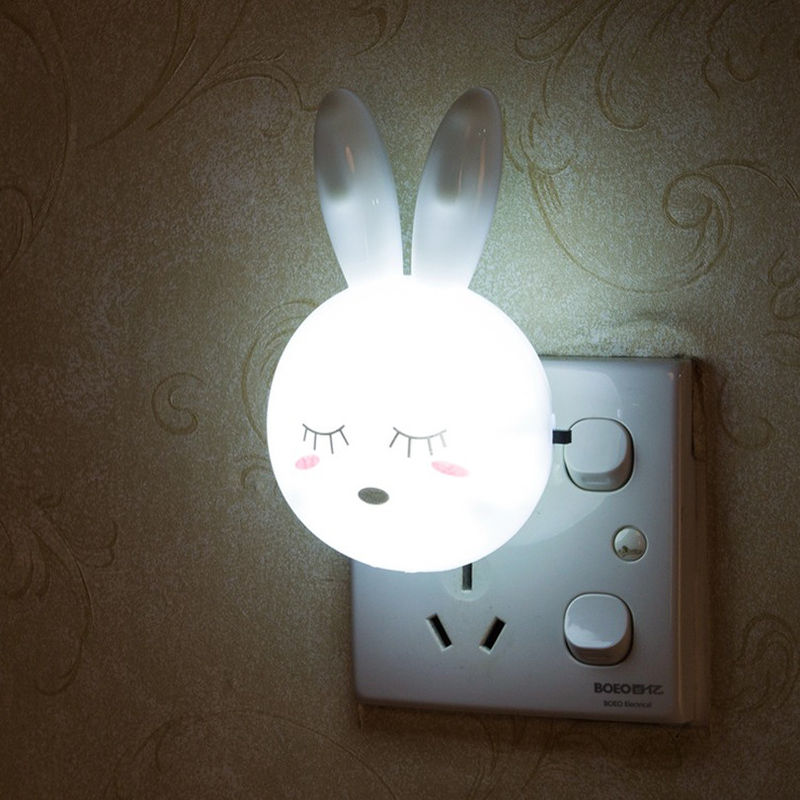 Fabricant de jouets personnalisé lampe de nuit de lapin LED Commutateur ON/OFF Lumière murale lampe de chevet