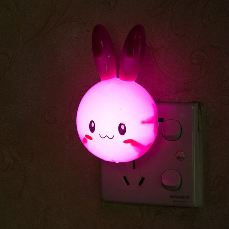 Fabricant de jouets personnalisé lampe de nuit de lapin LED Commutateur ON/OFF Lumière murale lampe de chevet