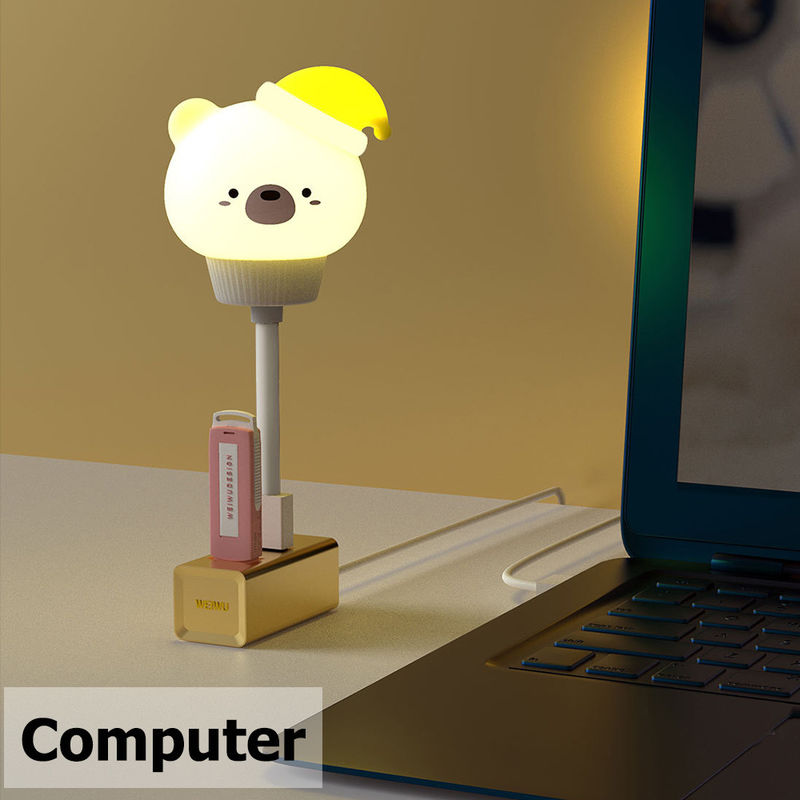 Fabrique personnalisée lampe de jouet PVC vinyle LED lumineux jouets mignons dessins animés