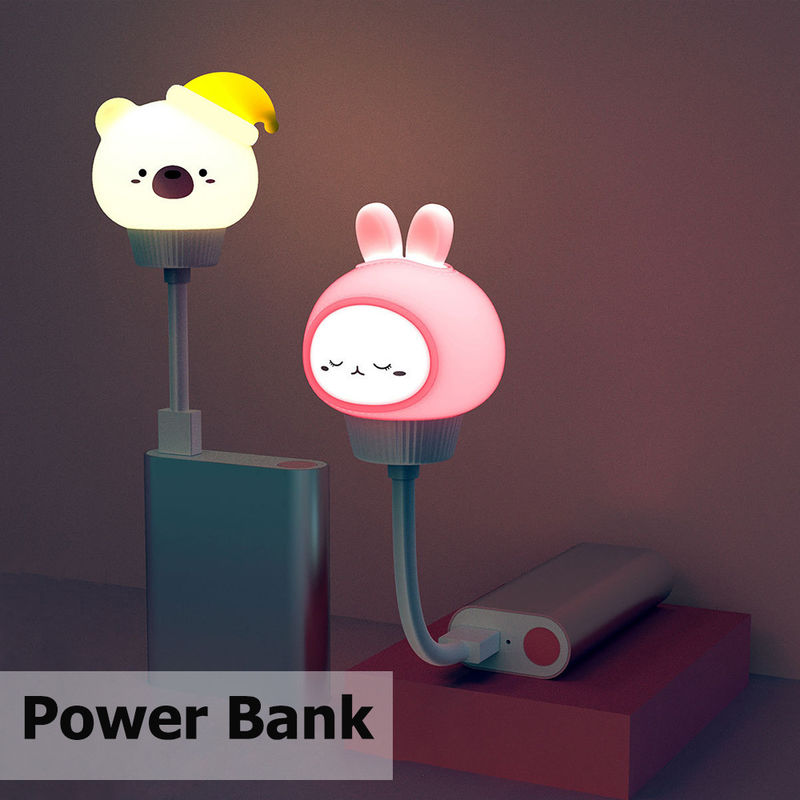 Fabrique personnalisée lampe de jouet PVC vinyle LED lumineux jouets mignons dessins animés