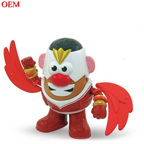 Fabrication de jouets conception de jouets personnalisés OEM PVC Film personnage Patate Head 3D Toy personnalisé action figure