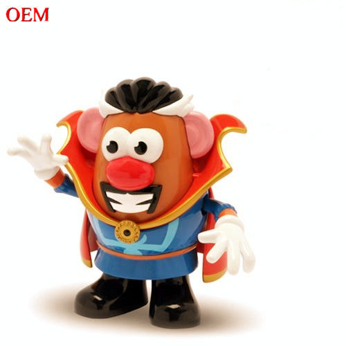 Fabrication de jouets conception de jouets personnalisés OEM PVC Film personnage Patate Head 3D Toy personnalisé action figure