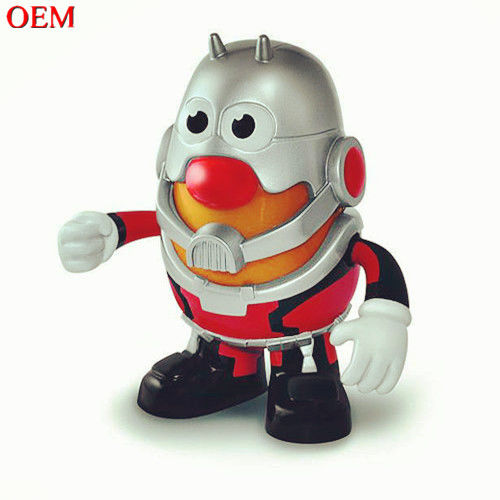 Fabrication de jouets conception de jouets personnalisés OEM PVC Film personnage Patate Head 3D Toy personnalisé action figure