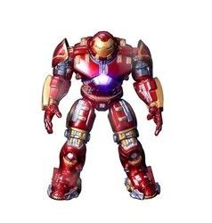 Homme héros personnalisé joint poupées mobiles marque avec lumière LED jouet de figure d'action en PVC