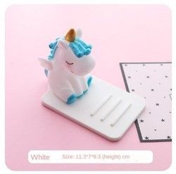 Cartoon porte-téléphone portable paresseux en silicone unicorne bureau de voiture multifonction réglable support antidérapant