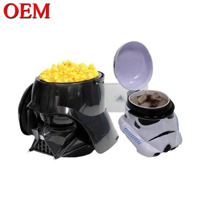 Fabricant passé FAMA personnalisé en plastique Popcorn Coupe Contenants Popcorn Buckets Avec Couvercles