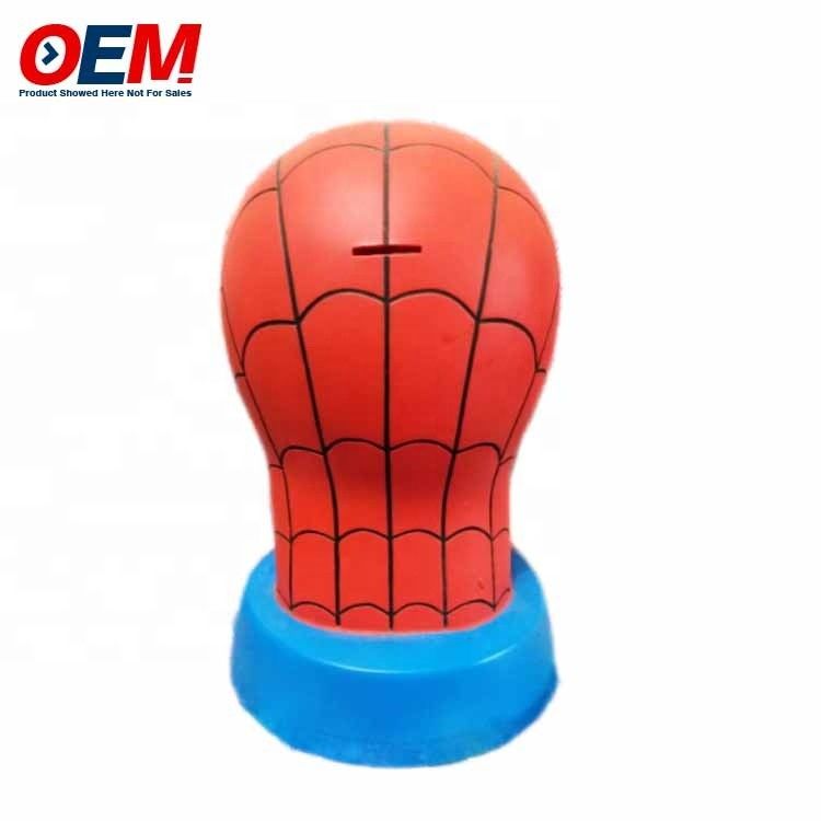 OEM fabrique faire des dessins animés Banque de pièces en plastique PVC Pika Avec clé de verrouillage Piggy Bank en plastique