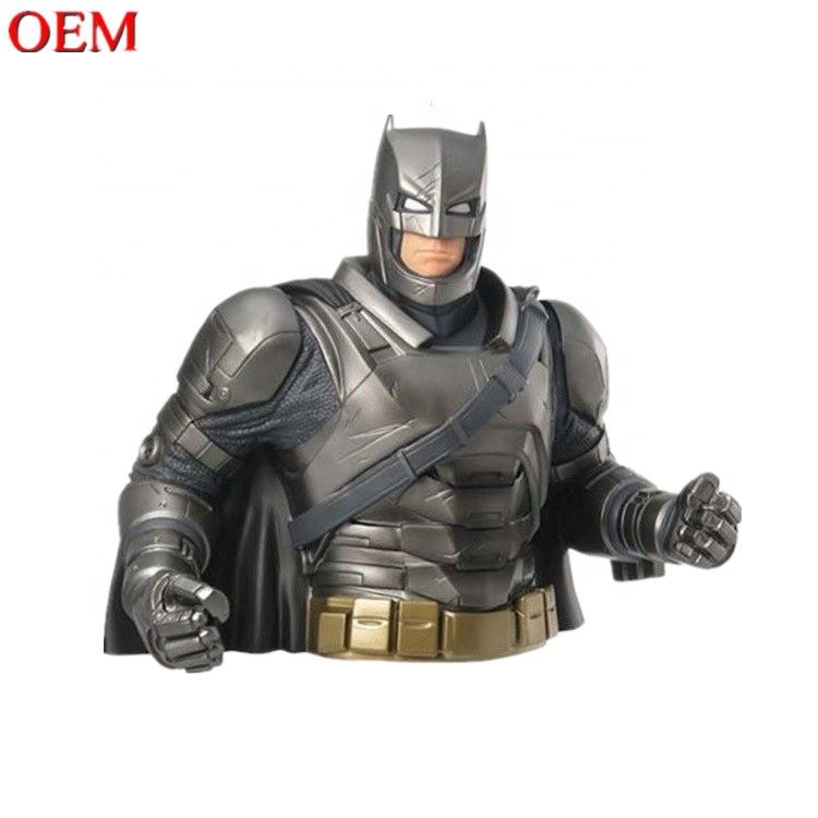 Jouet personnalisé Fabricant de jouets personnalisé 3D Batman Toy Box Money Figures figurine en plastique OEM