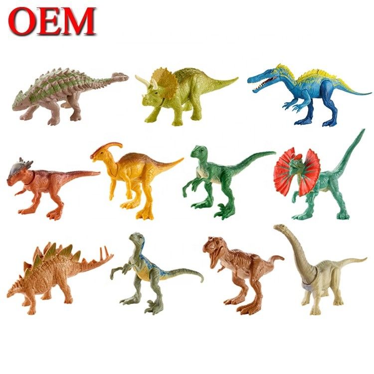 Fabricant de jouets personnalisés de figurines d'origine OEM Dinosaur Play Figure 3D Modèle de jouets de jouets en vinyle