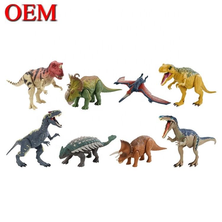 Fabricant de jouets personnalisés de figurines d'origine OEM Dinosaur Play Figure 3D Modèle de jouets de jouets en vinyle