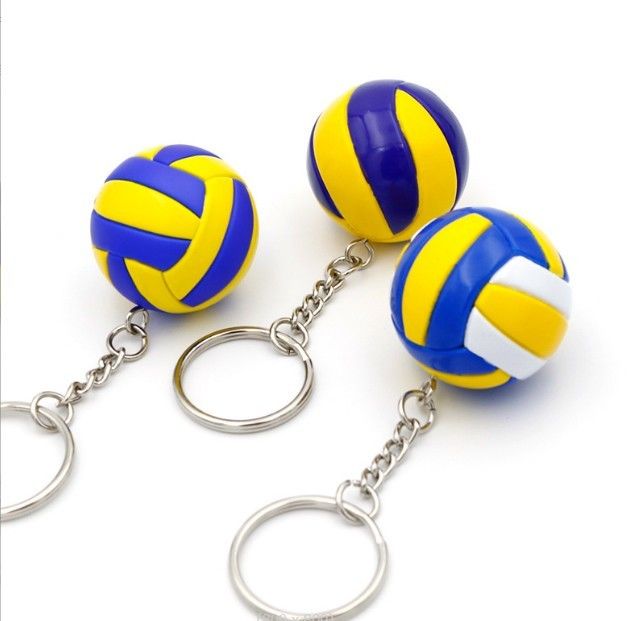 FACTORY 3D mini porte-clés en forme de boule faire votre propre conception porte-clés en PVC personnalisé