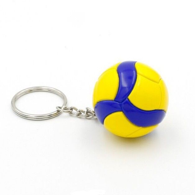 FACTORY 3D mini porte-clés en forme de boule faire votre propre conception porte-clés en PVC personnalisé