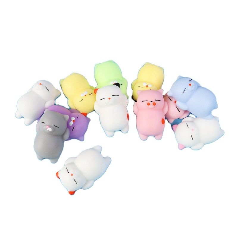 OEM usine personnalisée Animaux Antistresse Slimy Squeeze Jouets drôles Jouets Mini Mochi Squishy jouet