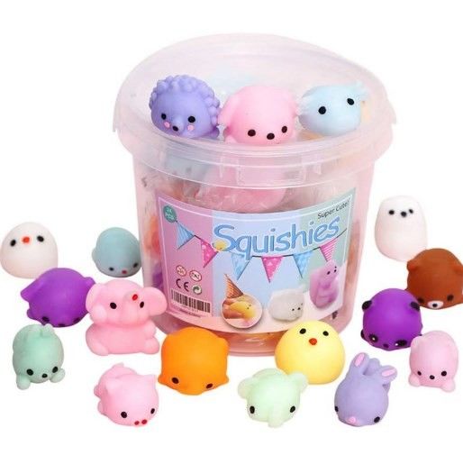 OEM usine personnalisée Animaux Antistresse Slimy Squeeze Jouets drôles Jouets Mini Mochi Squishy jouet