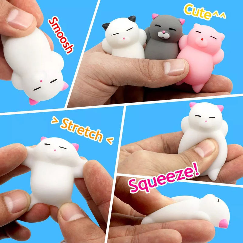 OEM usine personnalisée Animaux Antistresse Slimy Squeeze Jouets drôles Jouets Mini Mochi Squishy jouet