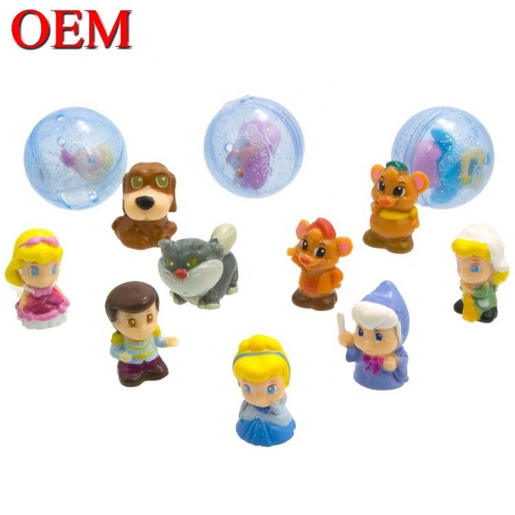 Boule de capsule de conception personnalisée avec des figurines d'anime pour les enfants cadeaux jouets de figurines d'œufs OEM
