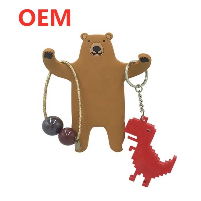 OEM FAMA Factory Custom Made Mini jouets en caoutchouc en PVC à queue sans couture pliable