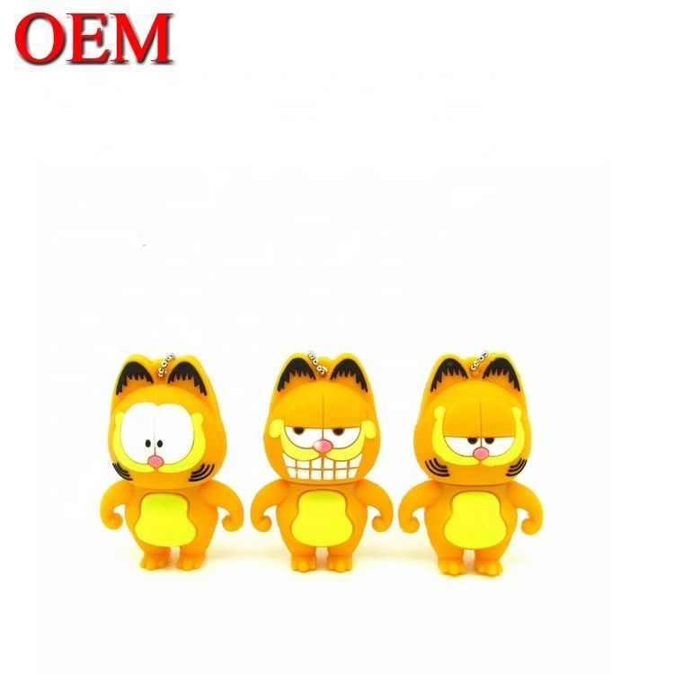 Fabricant OEM en plastique Lazy Cat Toy Figure personnalisé PVC 3D Anime Injection Art Jouets en vinyle