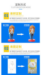 Fabricant personnalisé personnalisé de jouets en plastique pour anime Figures 3D Mini Modèle de jouets de figurines d'action