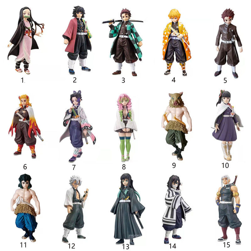 OEM Modèle de personnage de Demon Slayer Collection de décoration Jouets personnalisés