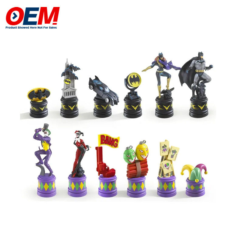 Un jeu d'échecs personnalisé en PVC en plastique