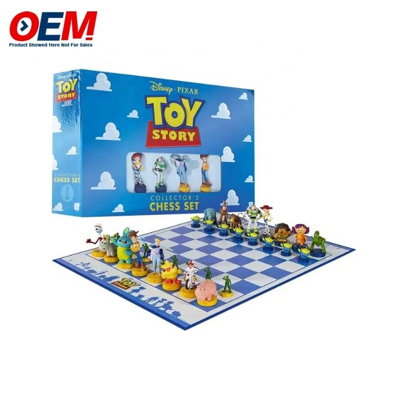 Jouets de table personnalisés en plastique pour personnages, jeux de risque/échecs/éducatifs/d'affaires/de boissons/jeux de société avec boîte