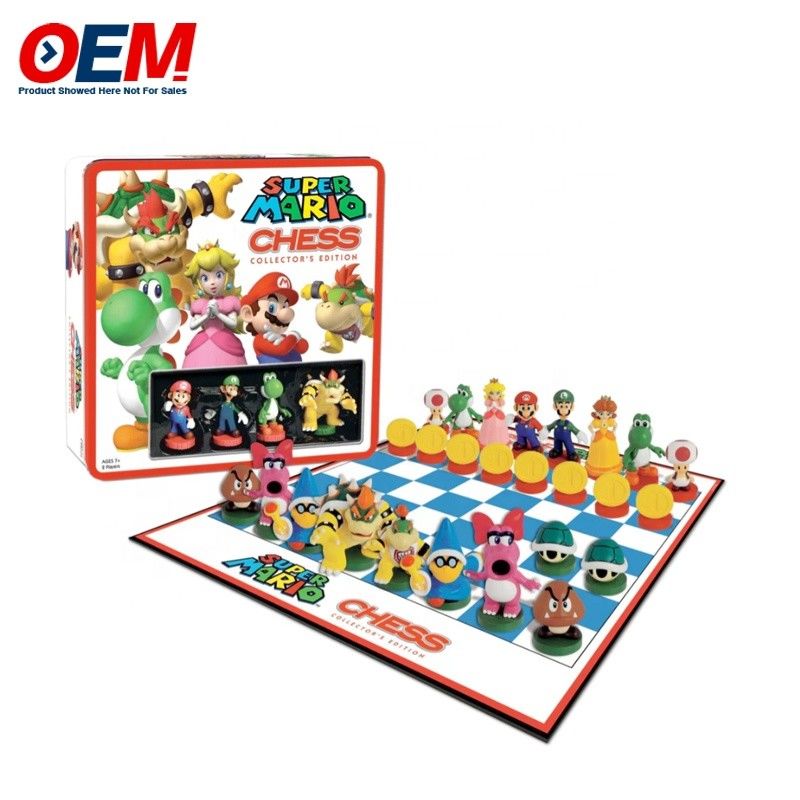 Un jeu d'échecs en plastique personnalisé