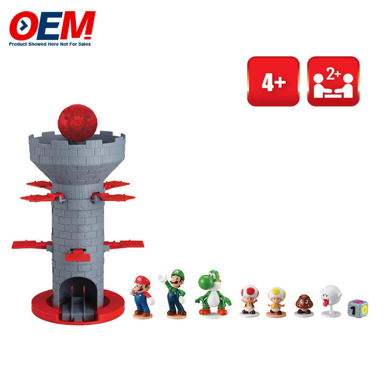 Jeux Dents Super Mario Piranha Plant Escape Tabletop Action Game pour les 4 ans et plus avec 2 personnages de Super Mario