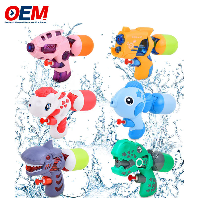 Des pistolets à eau en forme d'animal personnalisés, jouets OEM, des pistolets à eau à jet d'eau, des pistolets à eau en plein air.