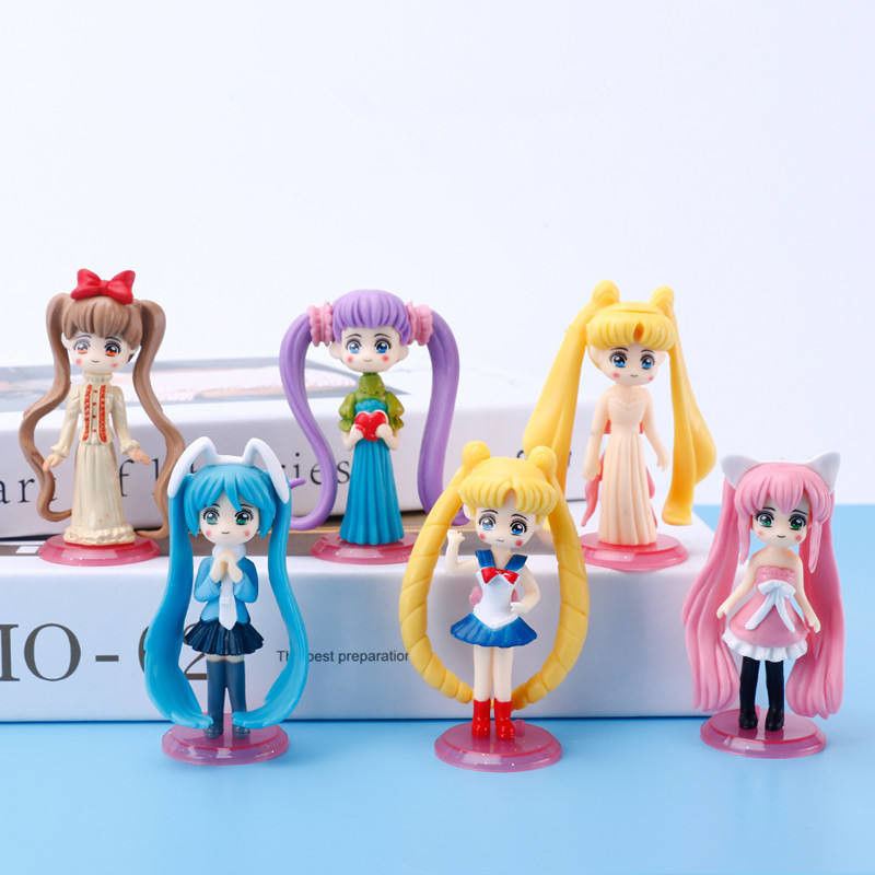 Fabricants de jouets OEM Mini Sailor Moon Toys Surprise Toys Can Put In Capsule