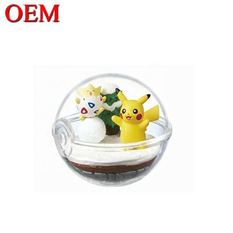 Mini personnage de dessin animé personnalisé Capsule Figure Egg Plastic Cute Toy Made PVC Capsule jouet