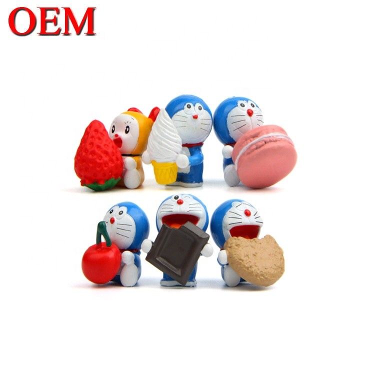 Personnage personnalisé japonais personnages classiques gâteau d'anniversaire Topper Set Oem Action Figure gâteau Topper usine