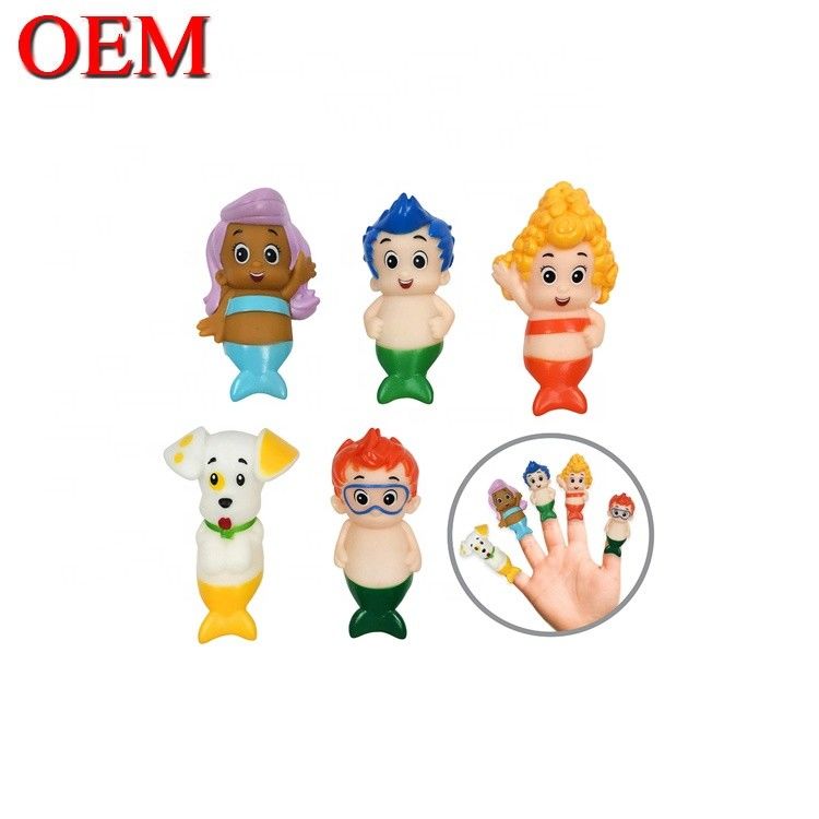 Figure en plastique 3D Jouets de poupée à doigts Jouets de jouet à main OEM pour enfant Figure en plastique personnalisée