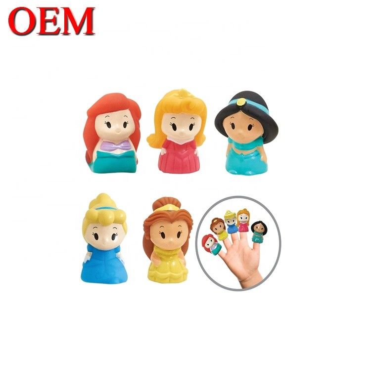 Figure en plastique 3D Jouets de poupée à doigts Jouets de jouet à main OEM pour enfant Figure en plastique personnalisée