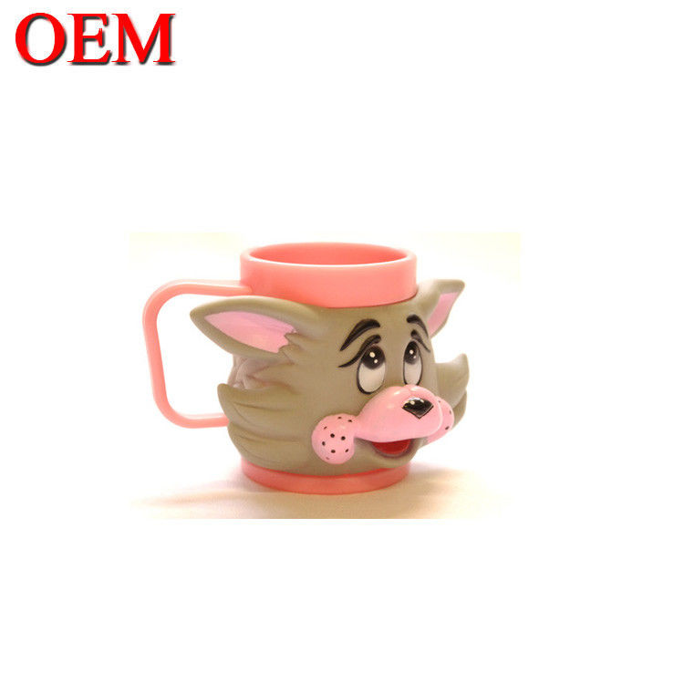 Taille personnalisée Qualité écologique 3D Figure Cup Ice Cute Cartoon Toy Cream Mug