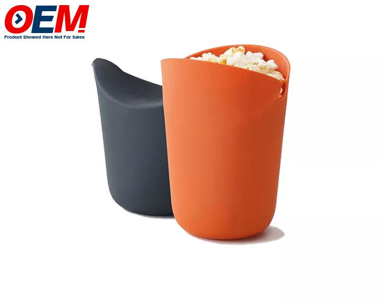 Seau à popcorn en plastique personnalisé de bonne qualité OEM, imprimé avec des dessins animés, avec couvercle pour la promotion