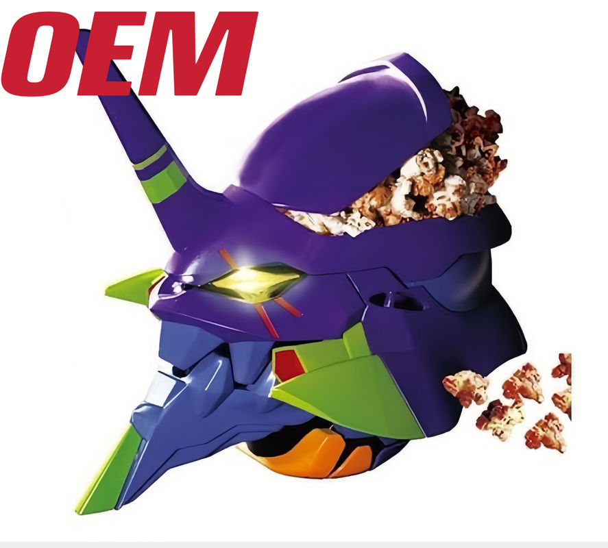 Bouteille de popcorn personnalisée pour personnage de film, bouteille de popcorn en plastique avec lèvre