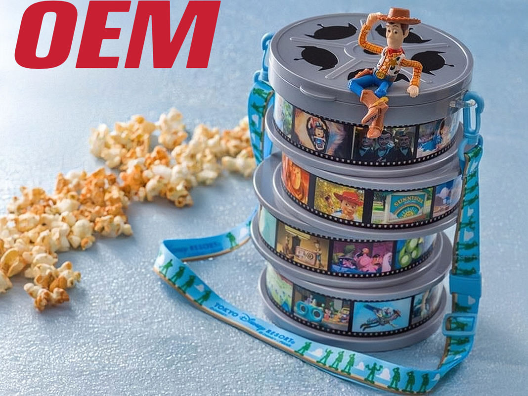 Bouteille de pop-corn personnalisée en pop-corn OEM Bouteille de pop-corn en plastique