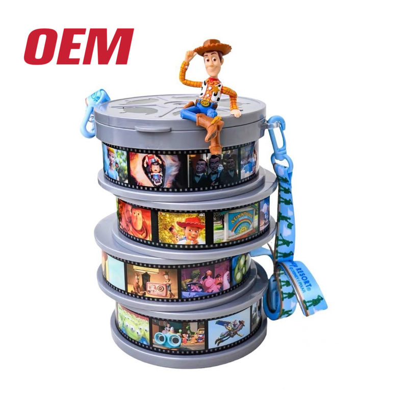 Bouteille de popcorn pour films personnalisés Bouteille en plastique pour personnaliser Bouteille de popcorn petite