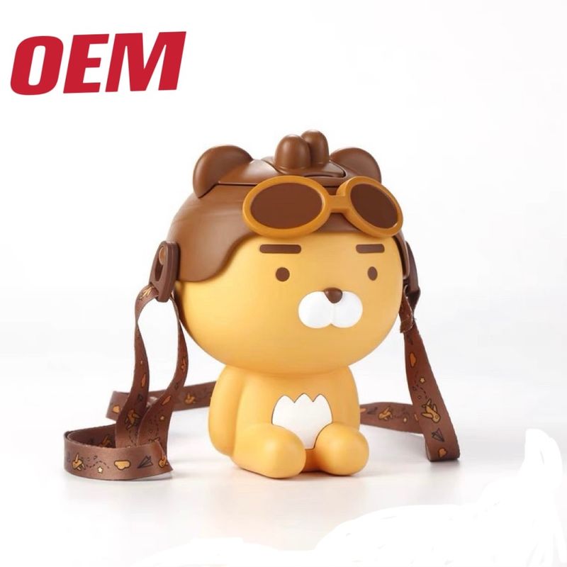 CUSTOM ABS Popcorn Bucket Sac à épaule en plastique Jouet de dessin animé Faire un personnage Popcorn Bucket
