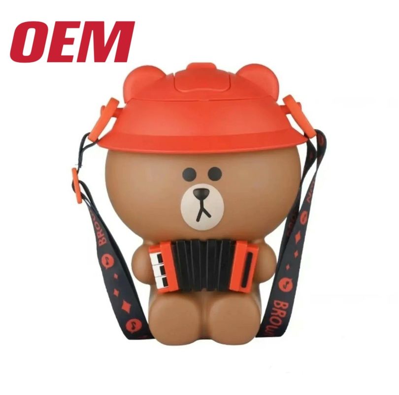 CUSTOM ABS Popcorn Bucket Sac à épaule en plastique Jouet de dessin animé Faire un personnage Popcorn Bucket