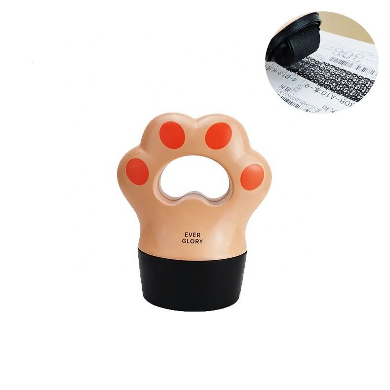 Made Protection Roller Stamper OEM Security Inking Stamp Roller Customized Refill Ink Roller With Cutter